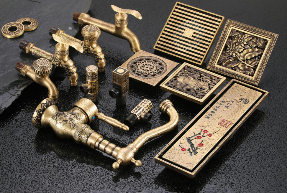 أحدث قضايا الشركة حول تركيبات نحاسية أنيقة للحمام