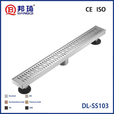 سعر جيد DL-SS103 الأمريكية الفولاذ المقاوم للصدأ تصريف الأرضية الانترنت