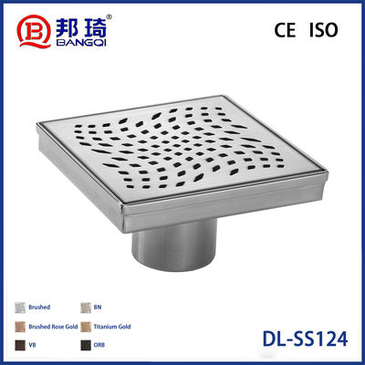 سعر جيد DL-SS124 الأمريكية الفولاذ المقاوم للصدأ تصريف الأرضية الانترنت