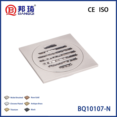 سعر جيد BQ10107-N Brass Floor Drain الانترنت