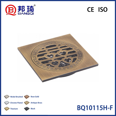 سعر جيد BQ10115H-F Brass Floor Drain الانترنت