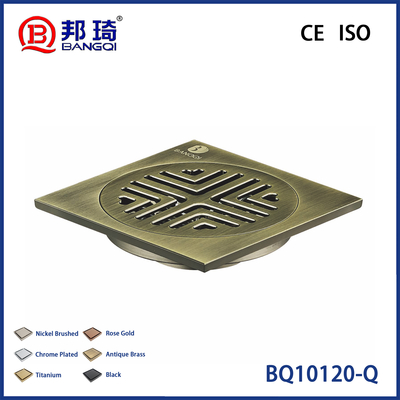 سعر جيد BQ10120-Q Brass Floor Drain الانترنت