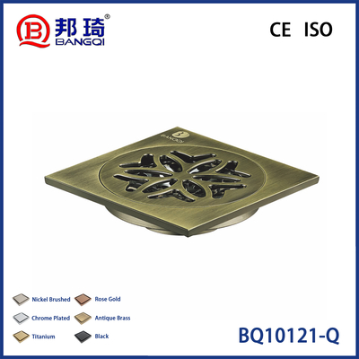 سعر جيد BQ10121-Q Brass Floor Drain الانترنت